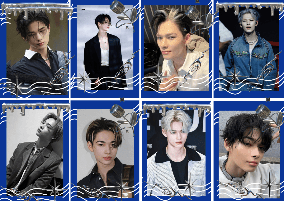 ENHYPEN Ni-Ki Photo Cards Pack of 8 | K-Pop ENHYPEN Ni-Ki HD Photocard Set | Aesthetic Collectible Cards for Fans