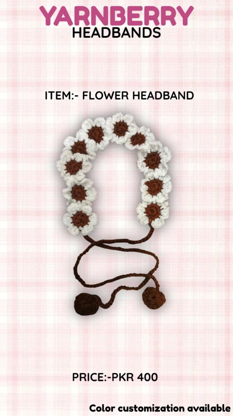 Daisy headband.