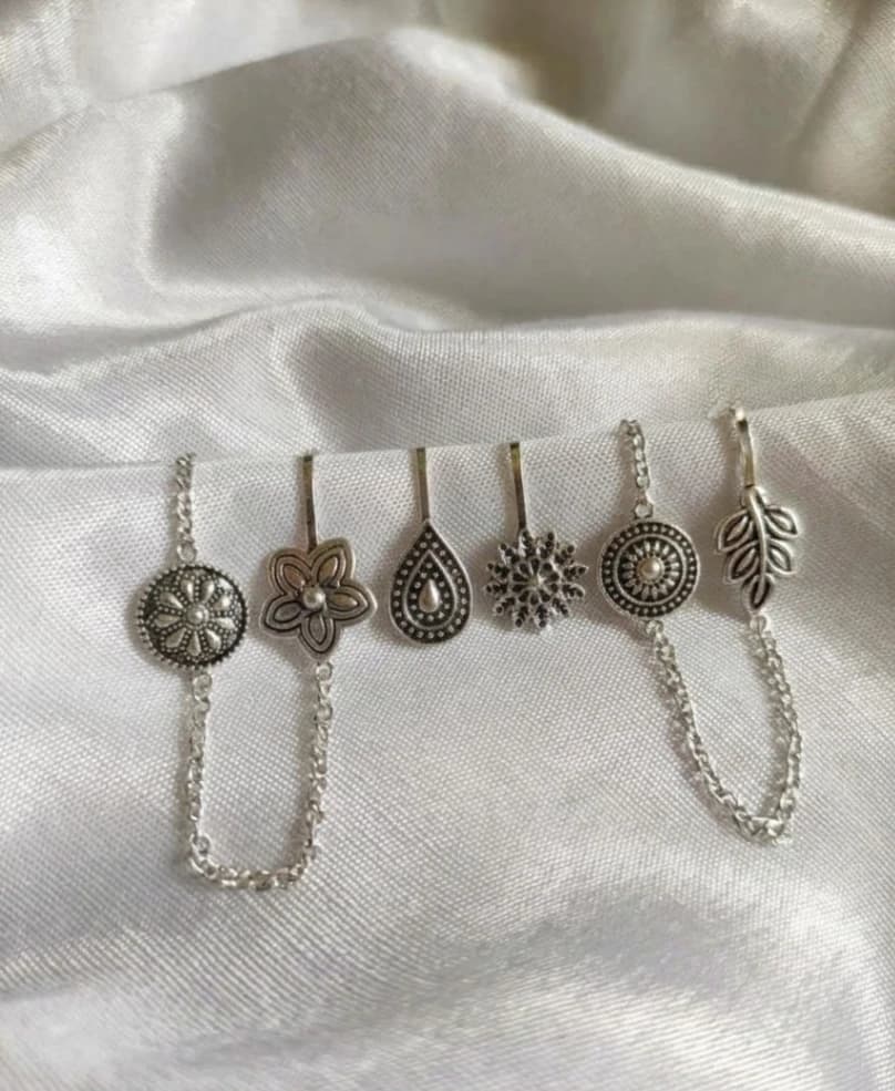 Oxidised Nose Pin