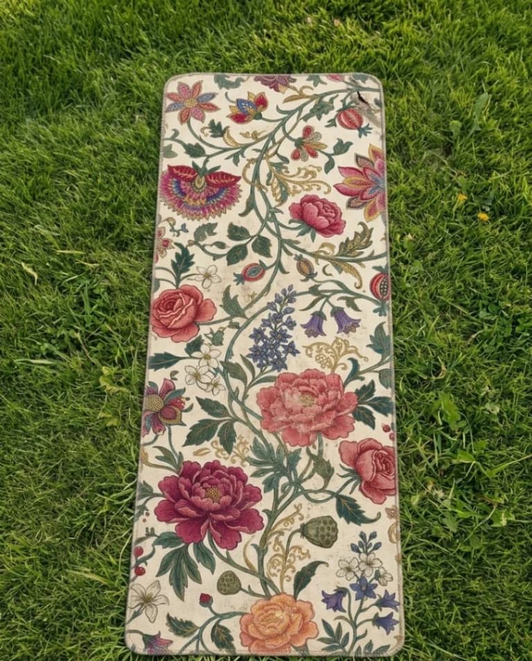Floral Printed Yoga Mat