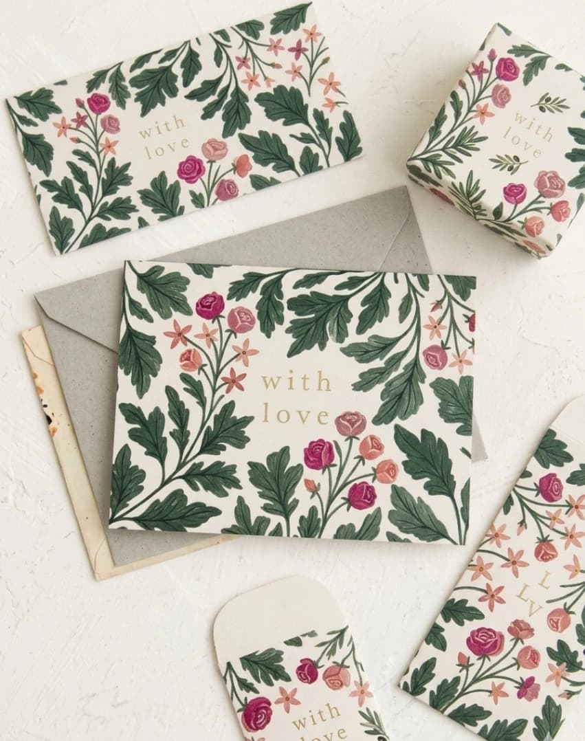 Eidi Envelopes | Floral With Love Money Envelopes Set
