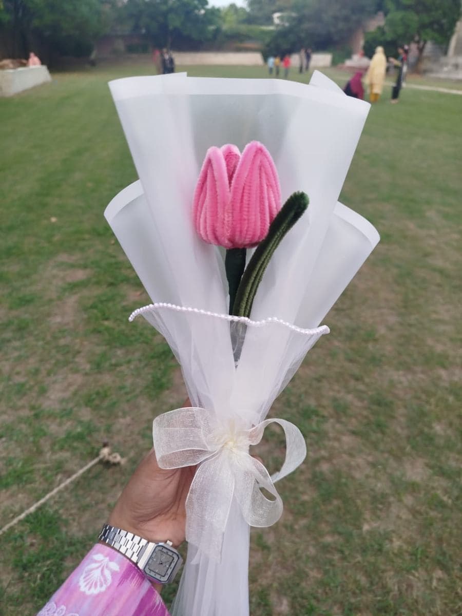 Single Tulip bouquet